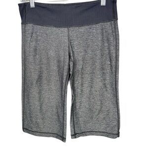 Lululemon Clam Digger Crops Heathered Deep Coal Size 6